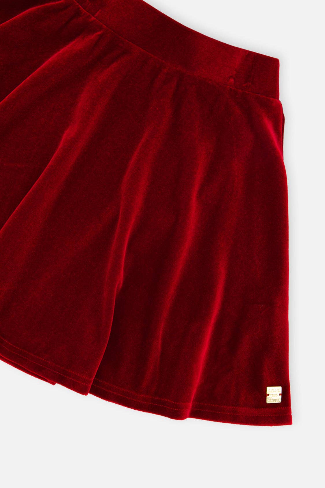 Velvet Skirt Red