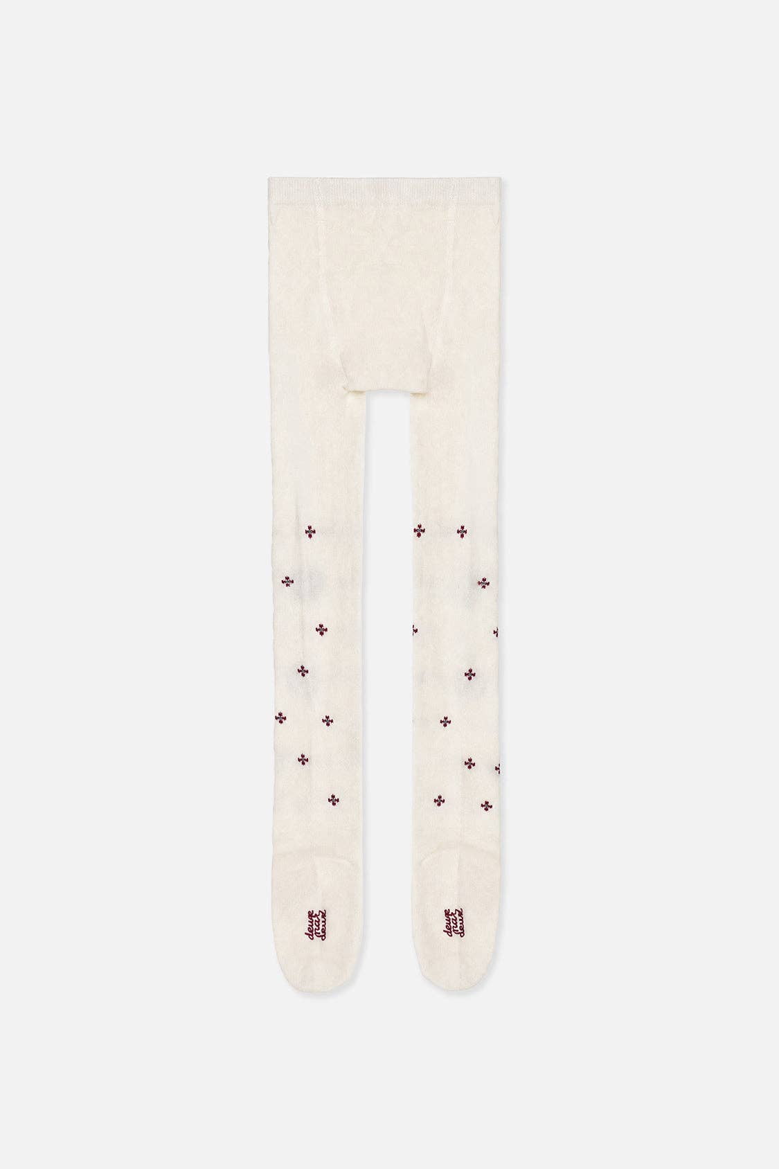 Floral Knit Tights