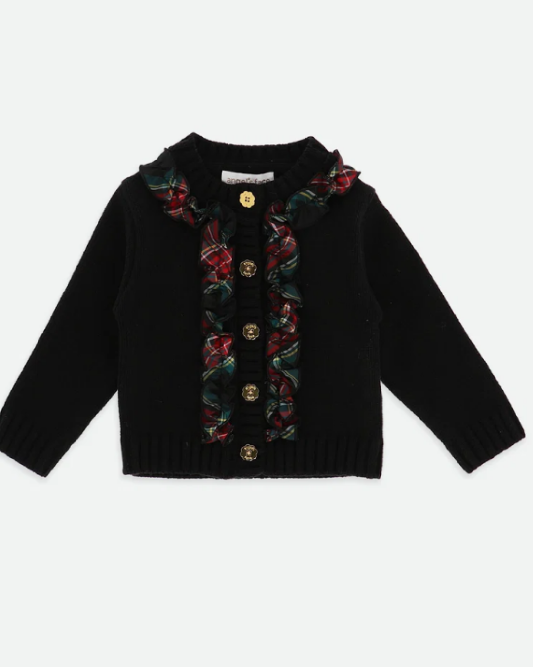 Blair Tartan Ruffle Cardigan