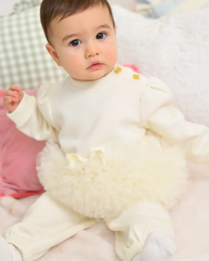 Deonne Tulle Trim Tracksuit