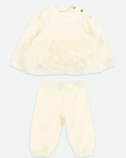 Deonne Tulle Trim Tracksuit