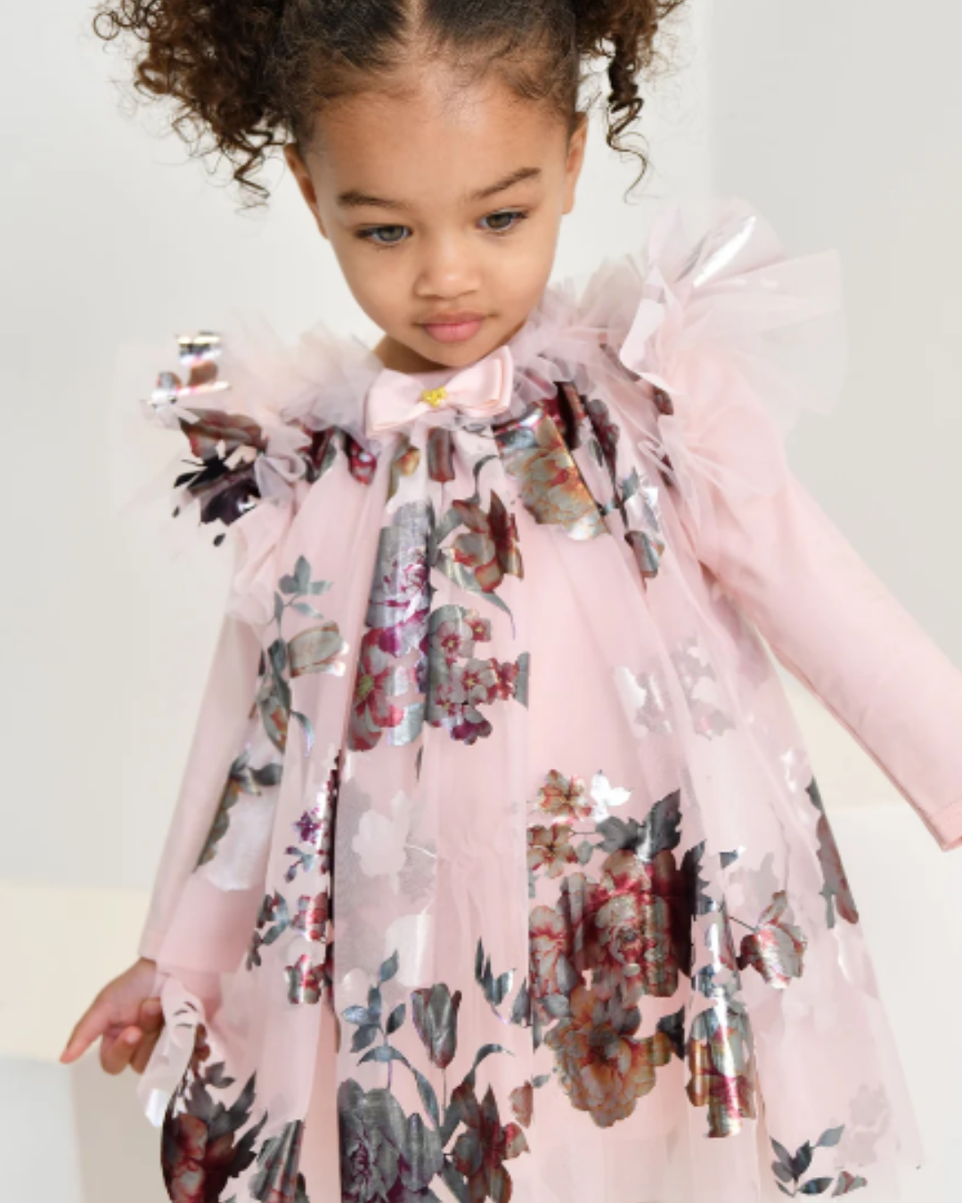 Doris Foil Print Dress