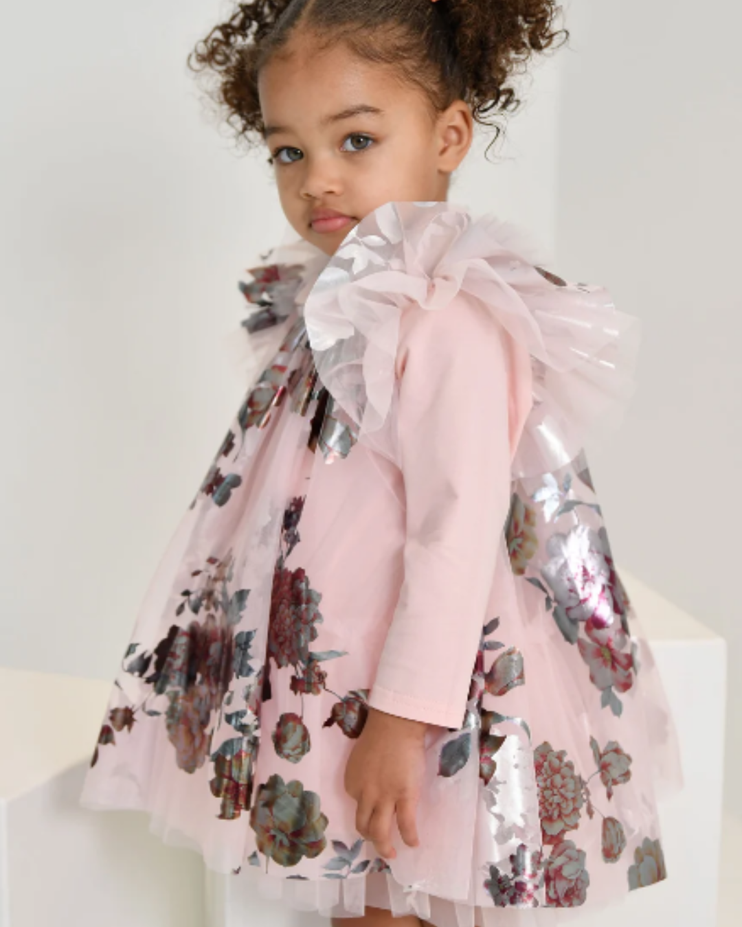 Doris Foil Print Dress