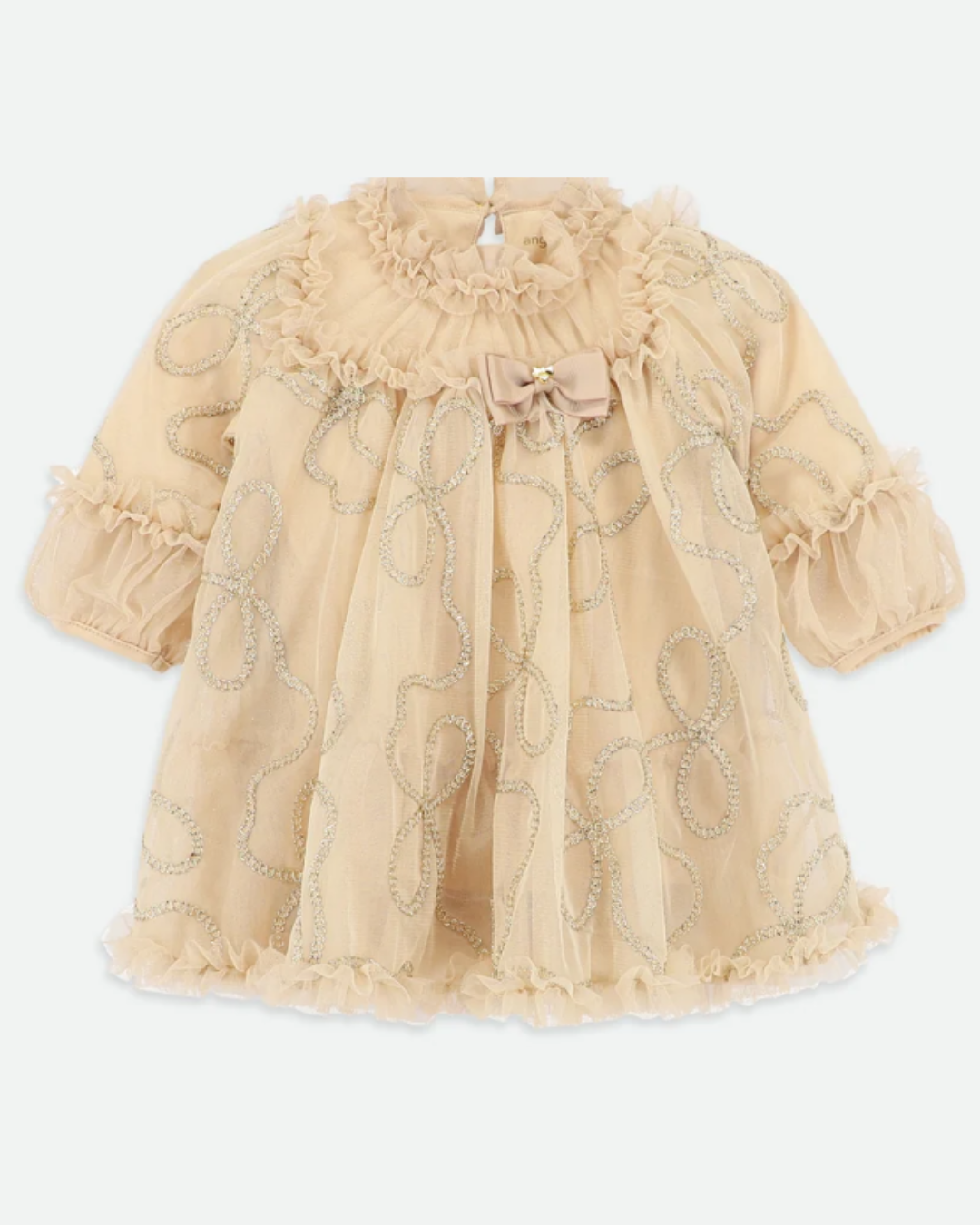 Hazel 3D Chain Tulle Dress