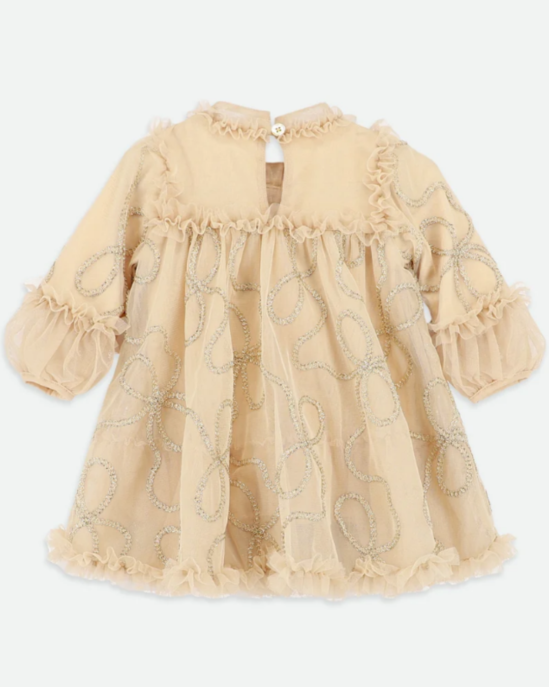 Hazel 3D Chain Tulle Dress