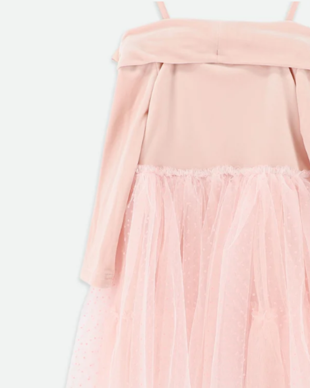 Hepburn Velour Tulle Tea Dress