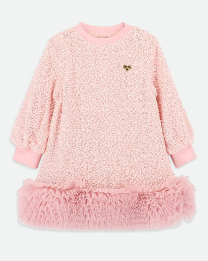 Jeanette Boucle Sequin Dress