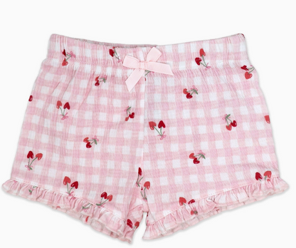 3 Piece Short Set Pink Heart
