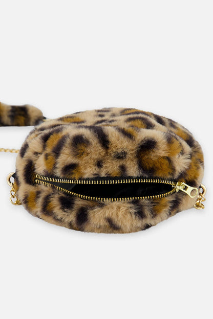 Faux Fur Crossbody Bag