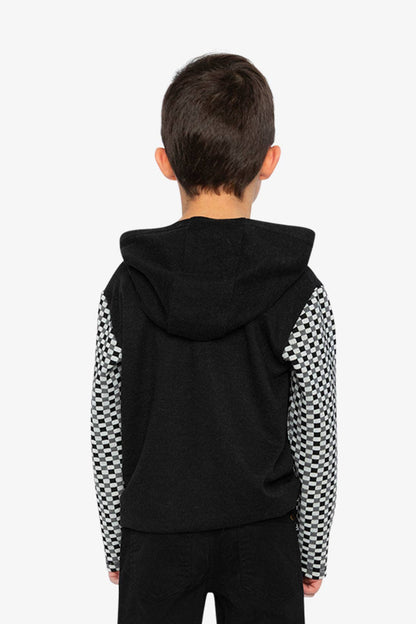 Colorblock Hooded Top