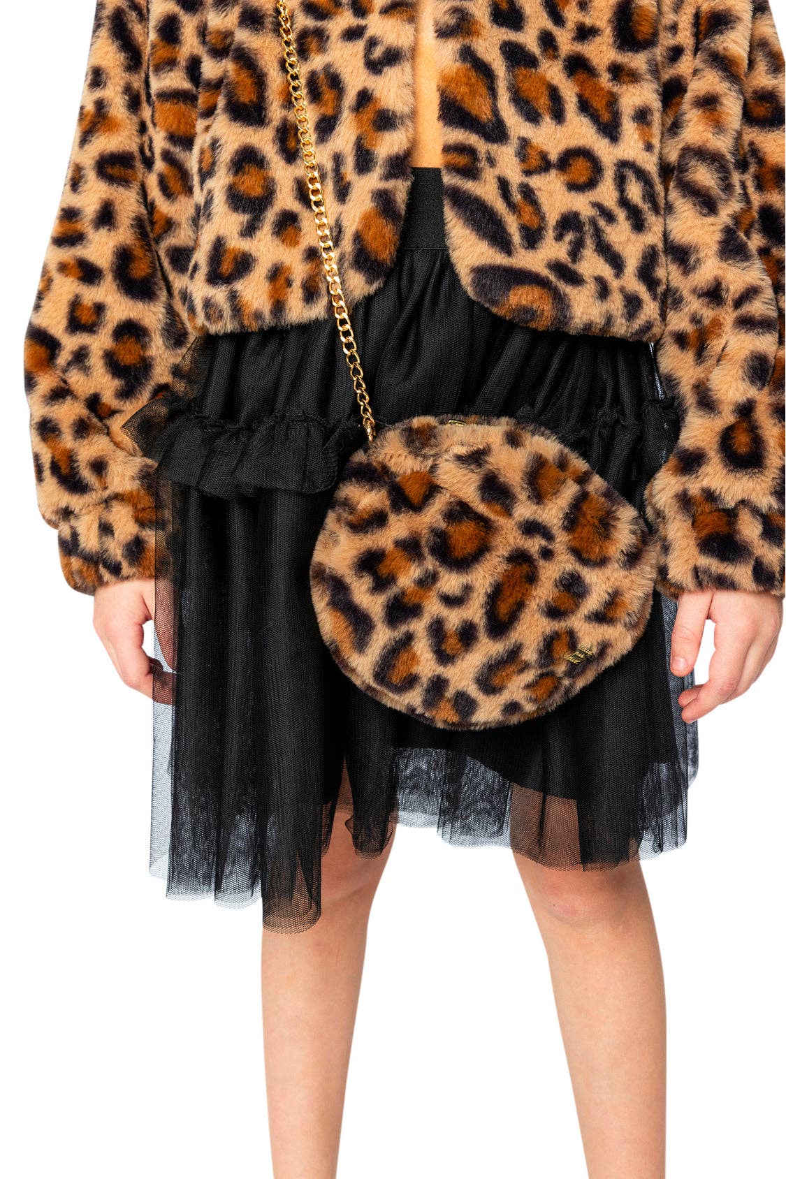 Faux Fur Crossbody Bag
