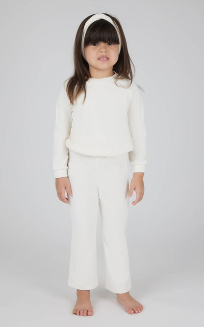 3 Pc Velour Pullover, Pant Set