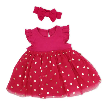 Tutu heart Romper