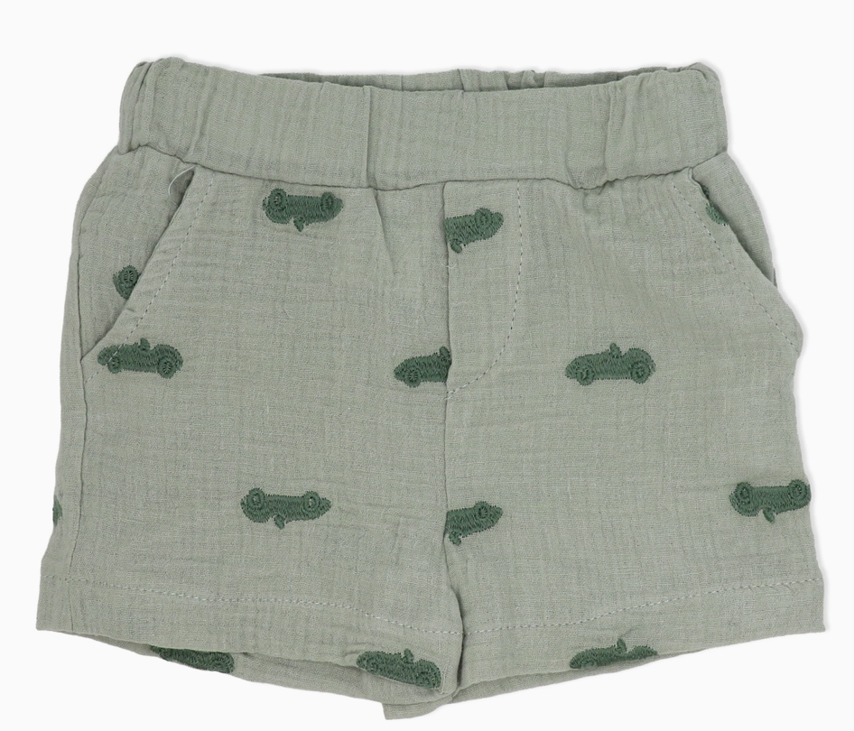 Boys Inf 3 Piece Short Set Sage
