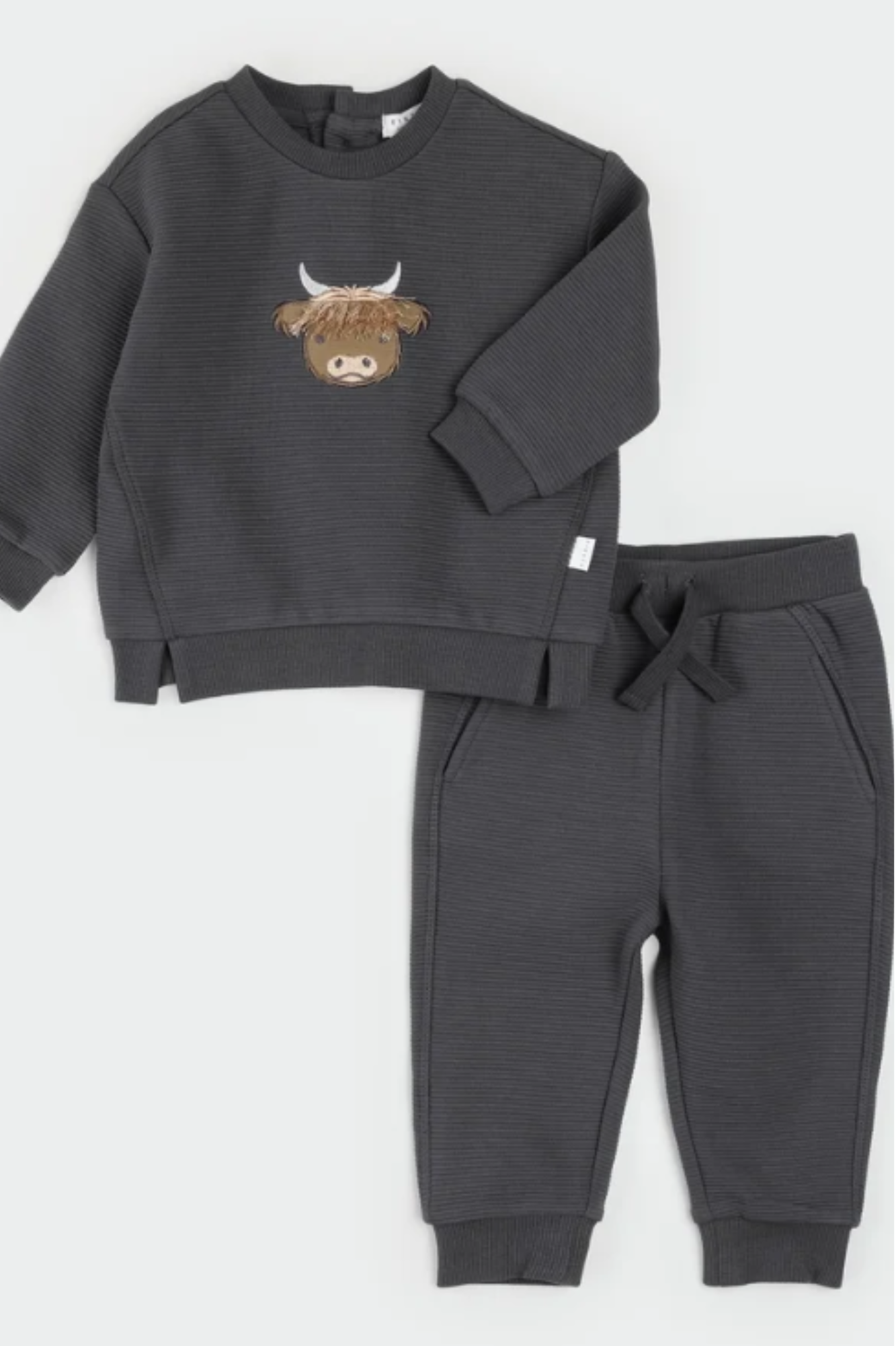 Highland Cow Ottoman Outfit Set