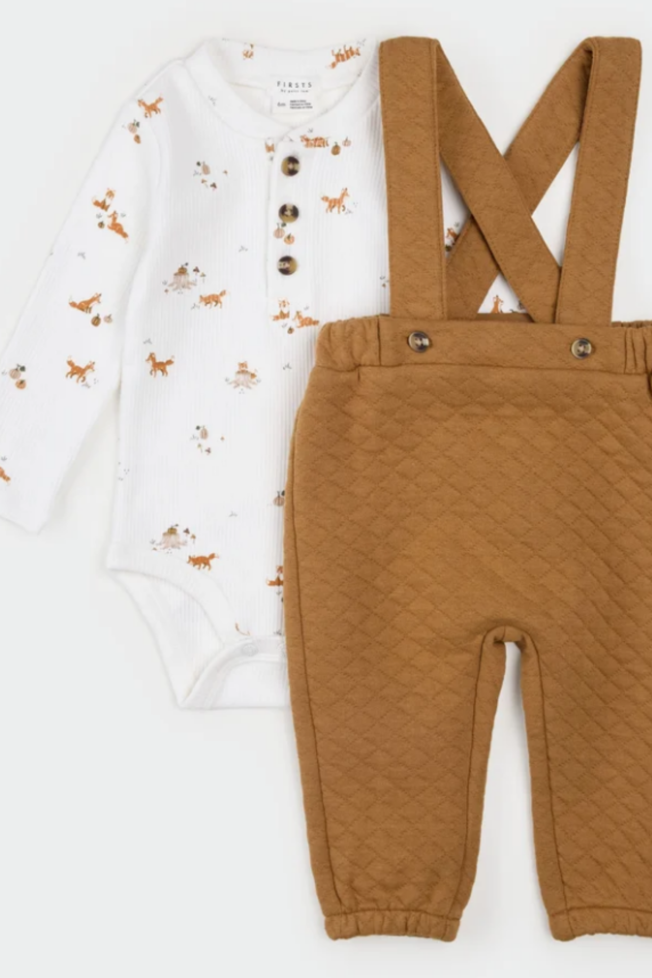Quilted Overall Set