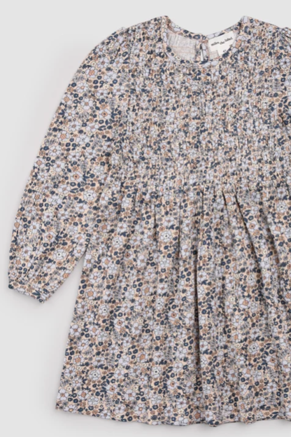 Smocked Floral Dress