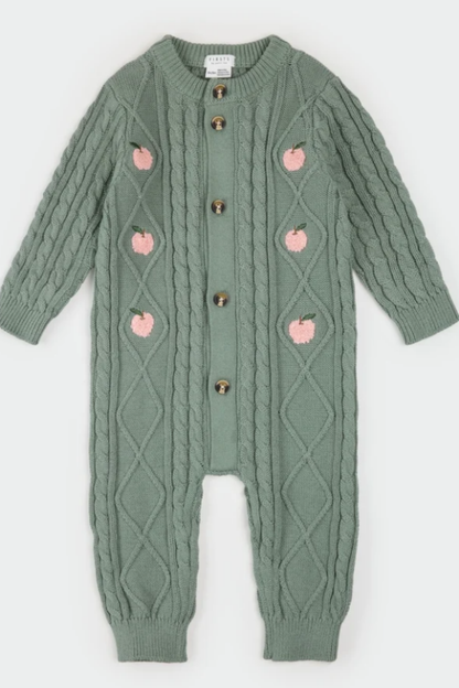 Apple Knit Sweater Playsuit