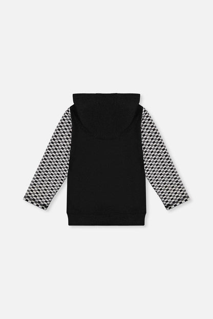 Colorblock Hooded Top
