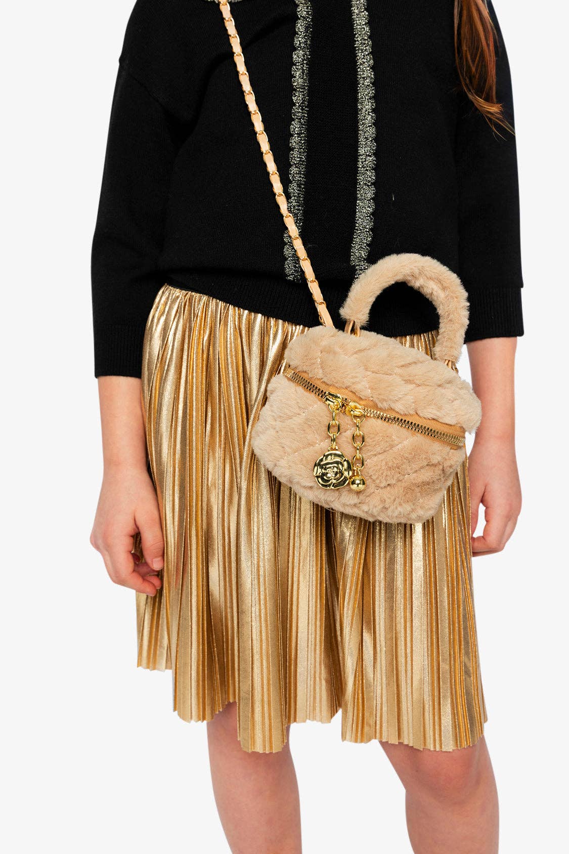 Faux Fur Crossbody