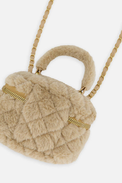 Faux Fur Crossbody