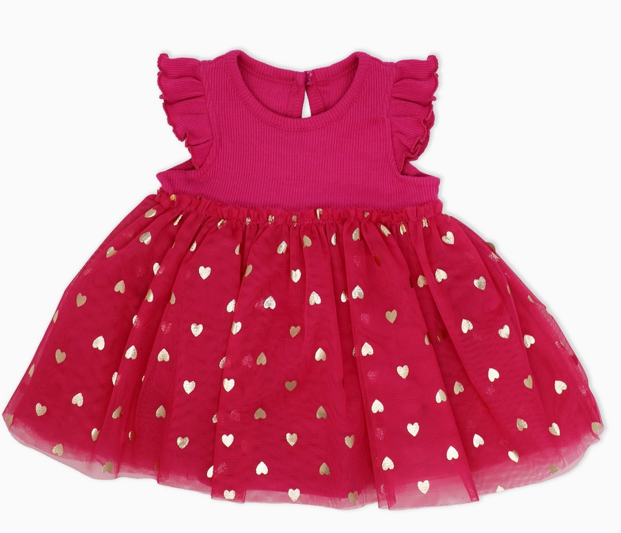 Tutu heart Romper